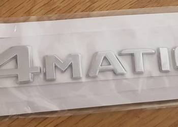 Znaczek 4matic srebrny przyklejany emblemat