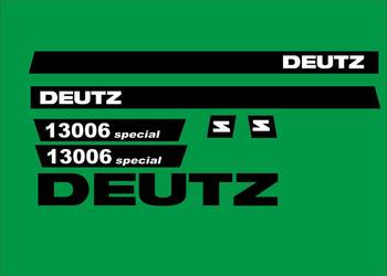 Naklejki Deutz 13006 specjal zamienniki