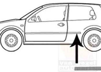 LISTWA OZDOBNA BŁOTNIKA TYLNEGO 3-D LE/PR - VW GOLF IV 97-03
