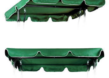 Daszek do huśtawki 200x120 cm wodoodporne poszycie zielony MultiGarden