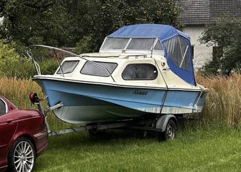 Łódź shetland 535 zarejestrowana reja + przyczepa + kabrio