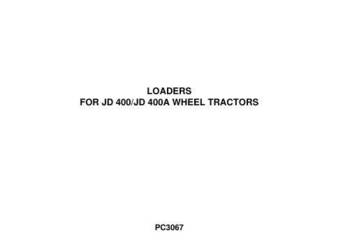 John Deere 400 401A 400A koparko ładowarka katalog części zamiennych
