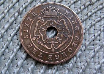 Rodezja Południowa 1 Pens 1950r - Jerzy VI