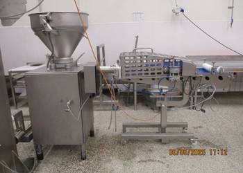 Handtmann VF 608 + Frey linia do produkcji hamburgerów