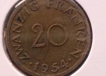 Saraland 20 Franków 1954