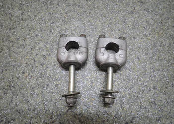 DWIE WIEŻYCZKI KIEROWNICA 22MM MOCOWANIE RISERY SUZUKI DR 650 95R