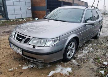 Saab 9-5 95 2.3T Automat Tempomat Hak Podgrzewane Wentylowane Skóry Kombi …