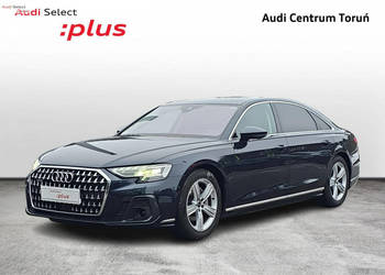 Audi A8 Lang_OśSkrętna_HeadUp_Masaże_Wentylacja_Noktowizja_Webasto_B&O_Pan…