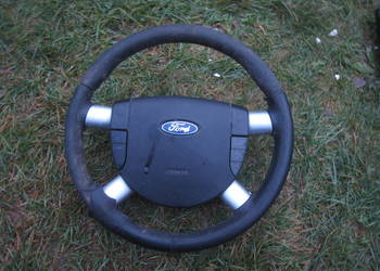 Kierownica skóra skórzana Ford Mondeo mk3 00-06 multifunkcja