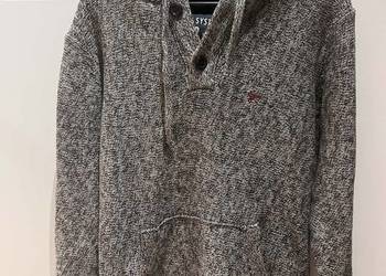 Sweter z kapturem szary męski Diverse rozm. M