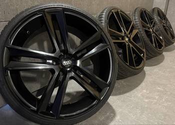 20 cali Audi A3 A4 VW Golf Octavia 5x112 ET35 8.5J felgi koła komplet