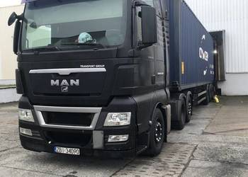 Ciągnik siodłowy Man 540 3-osiowy + naczepa podkontenerowa