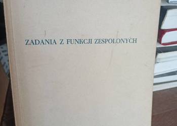 Zadania z funkcji zespolonej książki wysyłka gratis Trójmiasto podręczniki
