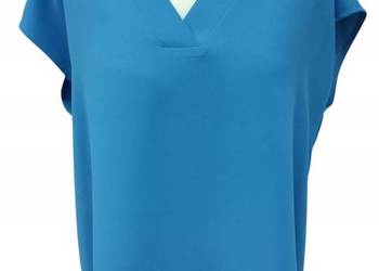 TOP-Bluzka PUR PURA niebieski mocny rozm rzeczywisty 42-biust 106