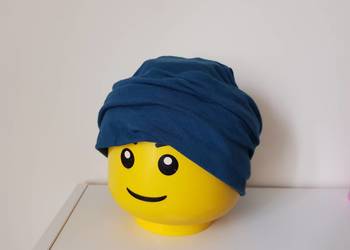 Turban Yoca Viva bambus ciemnozielony po chemii, do szpitala