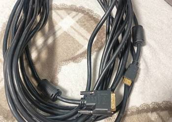 Kabel HDMI DVI-D 24+1 Kabel 4K. 6,5 metra Monitor Projektor Adapter Laptop