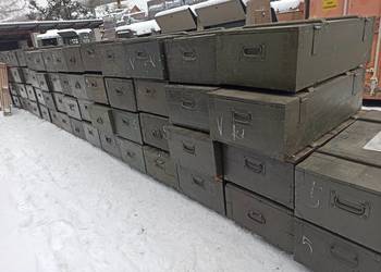 Skrzynia wojskowa drewniana 102 x 52 x 30
