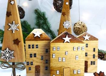 Drewniane ozdoby bożonarodzeniowe, które zachwycą każdego.