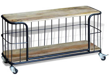 Szafka pod TV drewno mango 100x40x45 cm WM-243301