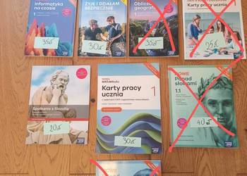 Sprzedam komplet książek do 1 klasy liceum