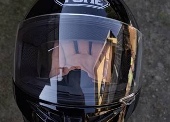 DUŻY 61 - 62 cm. XL / XXL męski kask motocyklowy na motor skuter YOHE / LS2