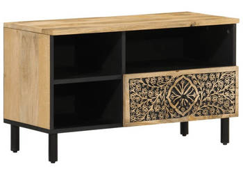 Szafka pod telewizor 80x33x46 cm lite drewno mango WM-358229