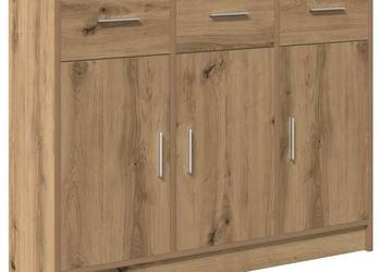 vidaXL Szafka, dąb artisan, 91x28x75 cm,(SKU:855895)