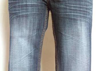 SPODNIE Rybaczki jeans ZA KOLANO damskie r. 36/38 Eleganckie NOWE