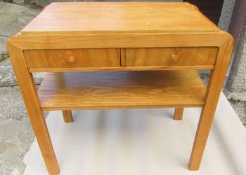 Stolik PRL 640b 1960 jesion po renowacji