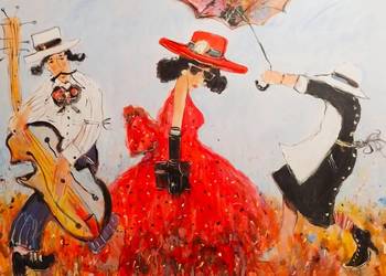 Dama w czerwonym kapeluszu...