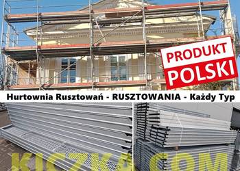 Rusztowania Fasadowe do Elewacji z Podestami Stalowymi