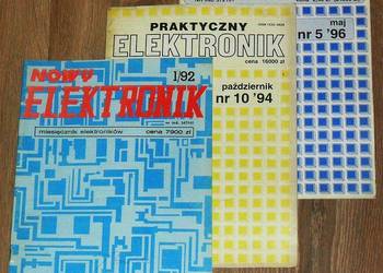 Nowy Elektronik 92 Praktyczny Elektronik 94, 96 niekompletne