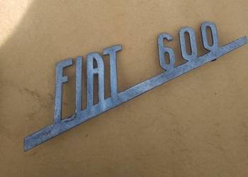 Fiat 600 - emblemat oryginał