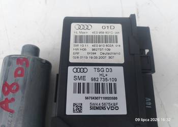AUDI A8 D3 4.2 TDI 05-10 SILNICZEK SZYBY LEWY TYŁ 4E0959801D