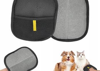 Dwustronne rękawice do pielęgnacji sierści zwierząt domowych, 2 sztuki, ant