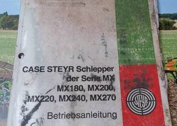 InstrukcjaCASE STEYR Schlepper MX180 MX200 MX220 MX240 MX270