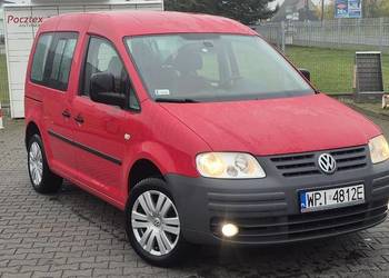 VW Caddy Life | 1.4 MPI 2008r | 2x drzwi przesuwne | 5 osób | Klima