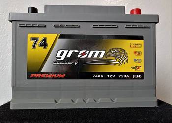 Akumulator GROM Premium 74Ah 720A Ostrów Wielkopolski Ul. Ka