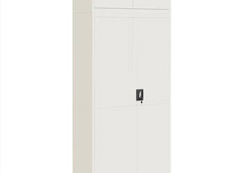 Szafa na dokumenty biała 90x40x220 cm stalowa WM-3188314