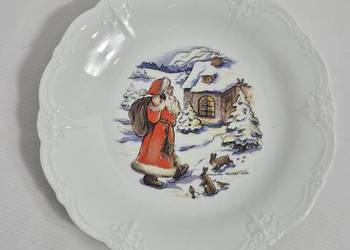 Talerz Kolekcjonerski Tirschenreuth Baronesse - Święty Mikołaj, Monika Hell
