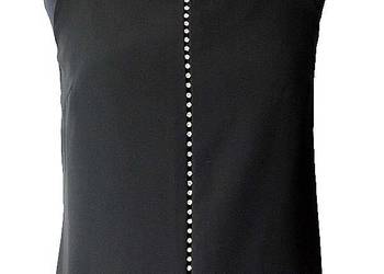 Elegancka czarna bluzka top 42 XL biust 100 cm