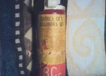 Gaśnica halonowa , pojemnosć 1.8kg z 1972 roku. NIE WYSYŁAM.