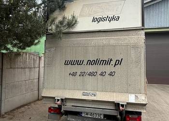 Zabudowa Iveco daily plandeka skrzynka z windą