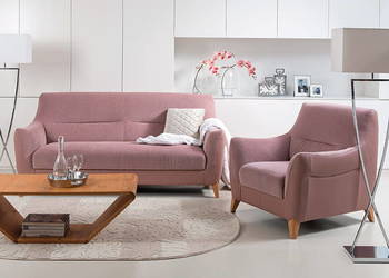 *Nowość! Koniec z roztoczami* Vero/ORCHIS sofa 3 os.+2 fotele