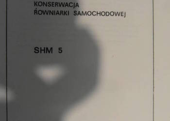 dtr instrukcja obsługi równiarka baukema shm5a i inne