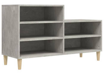 Szafka na buty szarość betonu 102x36x60 cm WM-819728
