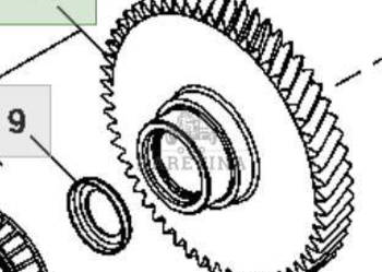 John Deere 8130 8230 8330 8430 8530 Bieg Przekładnia Wejściowa 57 zębów RE…