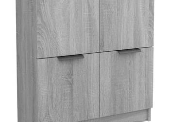 vidaXL Szafka, szary dąb sonoma, 60x30x70 cm(SKU:816995)
