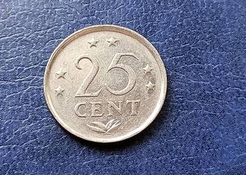 Stare monety 25 cent 1982 Antyle Holenderskie