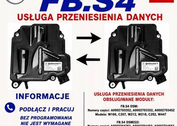 Usługa przeniesienia danych Mercedes DSM FBS 4 W205 C217 W222 W907 W910